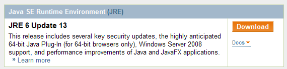 Java SE Runtime Environment (JRE)