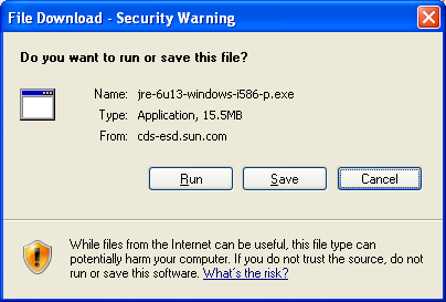 Click the Run button