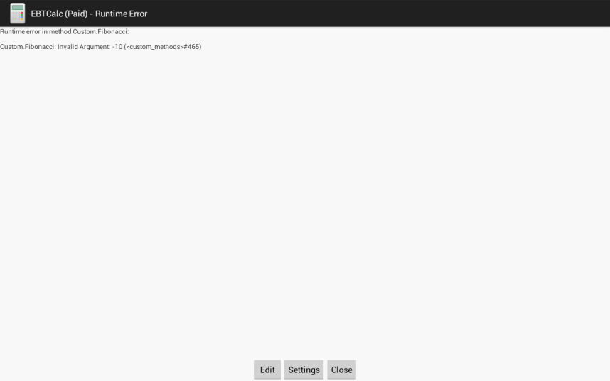 Runtime Error