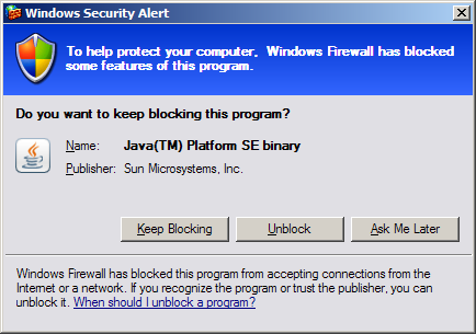 Windows Security Alert