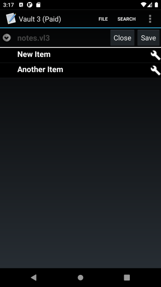 Adding Outline Items