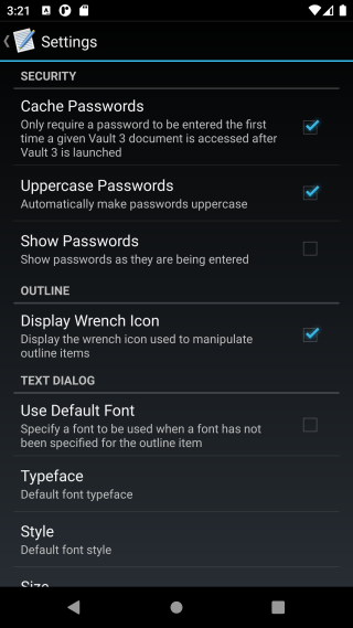 Caching Passwords