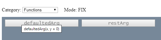 function arguments (defaulted argument)