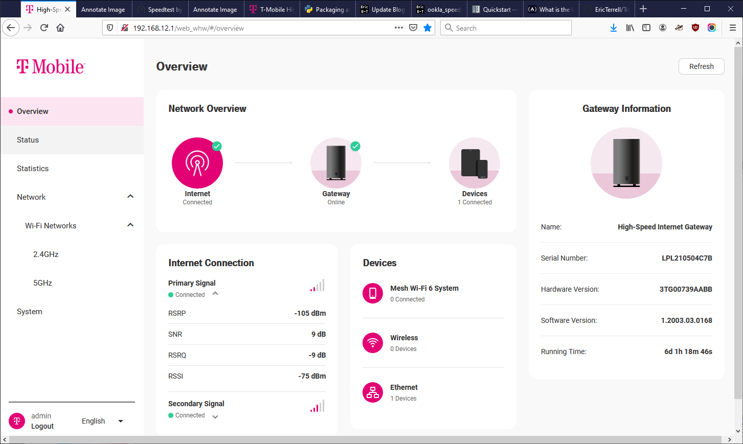 Gateway Admin Web App