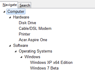 Windows 7 Tree Icons