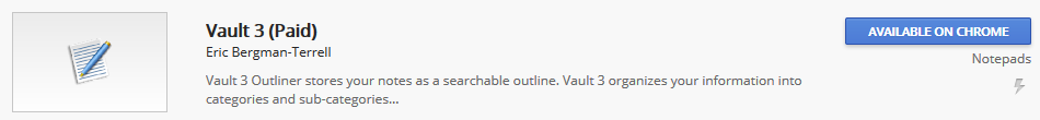 Vault 3 is now available for Chrome OS devices